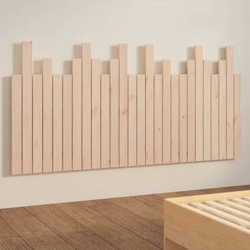 Elegant Solid Wood Pine Wall Headboard - 166x3x80 cm