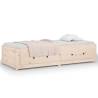 Day Bed Without Mattress 80x200 cm - Solid Pine Wood