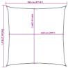 Buy Sunshade Sail 160 gm² Terracotta 7x7 m HDPE | HipoMarket