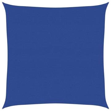 Sunshade Sail 160 gm² Square Blue 6x6 m HDPE | Hipomarket