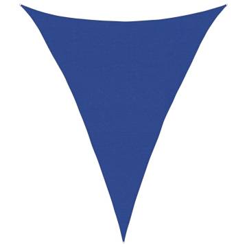 Sunshade Sail 160 gm² Triangular Blue 4x5x5 m - HDPE