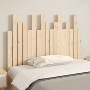 Wall Headboard 108x3x80 cm Solid Pine | Elegant Bedroom Decor