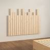 Wall Headboard 108x3x80 cm Solid Pine | Elegant Bedroom Decor