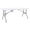 Folding Garden Table White 180x72 cm - Durable & Portable