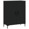 Stylish Highboard Black 69.5x34x180 cm | Hipomarket UK