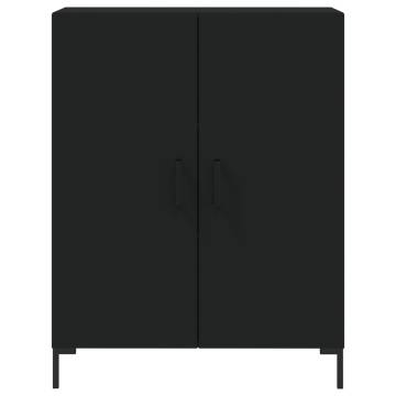 Stylish Highboard Black 69.5x34x180 cm | Hipomarket UK