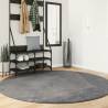 Rug HUARTE Short Pile Soft and Washable Anthracite Ø 200 cm Colour anthracite Size Ø 200 cm 