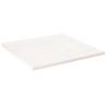 Table Top White 70x70x2.5 cm Solid Wood Pine Square - Hipomarket