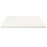 Table Top White 70x70x2.5 cm Solid Wood Pine Square - Hipomarket