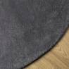 Rug HUARTE: Soft & Washable Anthracite Ø 200 cm