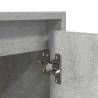 Wall-Mounted Bedside Cabinet - Concrete Grey 38x34x40 cm