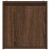 Wall-Mounted Bedside Cabinets 2 pcs Brown Oak | HipoMarket