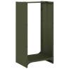 Firewood Rack Olive Green - Sturdy Cold-Rolled Steel Storage