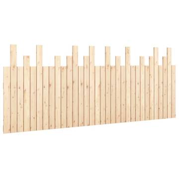 Elegant Solid Wood Pine Wall Headboard | 204x3x80 cm