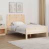  Wall Headboard 108x3x60 cm Solid Wood Pine Colour natural Size 108 x 60 cm Quantity in Package 1 