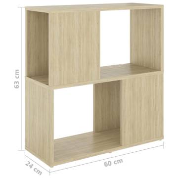 Book Cabinet Sonoma Oak - Stylish and Durable Storage