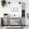 3 Piece Bathroom Furniture Set - Concrete Grey | HipoMarket UK