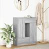  Sideboard with Drawers and Doors Grey Sonoma 73x31x90 cm Colour grey sonoma Quantity in Package 1 