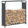 Firewood Rack Anthracite - Sturdy Cold-Rolled Steel Storage