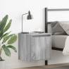  Wall-Mounted Bedside Cabinets 2 pcs Grey Sonoma 38x34x40 cm Quantity in Package 2 Colour grey sonoma 