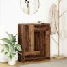 Stylish Old Wood Sideboard with Drawers & Doors - 73x31x90 cm