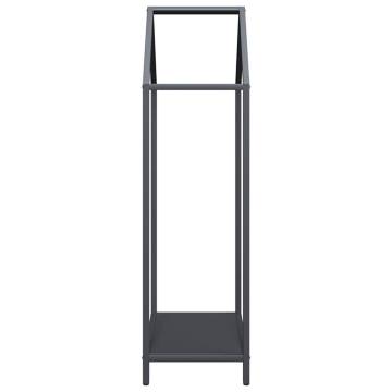 Firewood Rack Anthracite - Durable Cold-Rolled Steel 40x25x90 cm