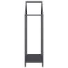 Firewood Rack Anthracite - Durable Cold-Rolled Steel 40x25x90 cm