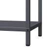 Firewood Rack Anthracite - Durable Cold-Rolled Steel 40x25x90 cm