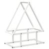 Firewood Rack - White Cold-Rolled Steel 50x25x60 cm | Hipomarket