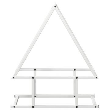 Firewood Rack - White Cold-Rolled Steel 50x25x60 cm | Hipomarket