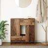 Old Wood Sideboard with Drawers & Doors | Hipo Market