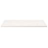 Table Top White 100x60 cm - Solid Pine Rectangular Design