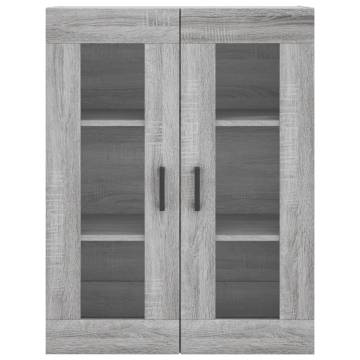 Wall Mounted Cabinets 2 pcs Grey Sonoma - Stylish Storage