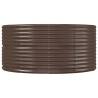 Garden Raised Bed Brown 212x140x68 cm - Durable Steel Planter