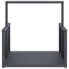 Firewood Rack Anthracite 40x40 cm - Durable Steel & Stylish Design