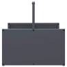 Firewood Rack Anthracite 40x40 cm - Durable Steel & Stylish Design