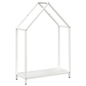 Firewood Rack White 60x25x90 cm - Durable Steel Storage