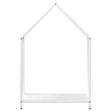 Firewood Rack White 60x25x90 cm - Durable Steel Storage