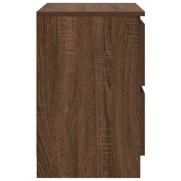 Stylish Brown Oak TV Cabinet - Engineered Wood | HipoMarket