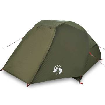 Fishing Tent 3-Person Olive Green - Waterproof & Portable