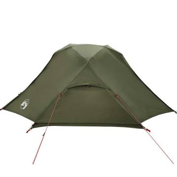 Fishing Tent 3-Person Olive Green - Waterproof & Portable