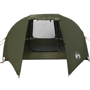 Fishing Tent 3-Person Olive Green - Waterproof & Portable