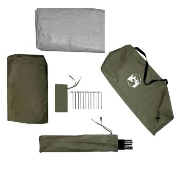 Fishing Tent 3-Person Olive Green - Waterproof & Portable