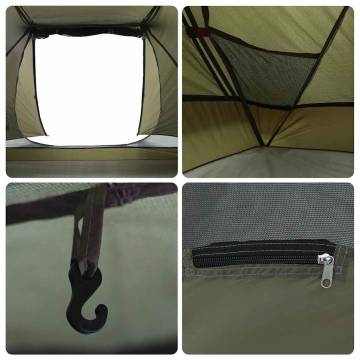 Fishing Tent 3-Person Olive Green - Waterproof & Portable