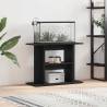  Aquarium Stand Black Oak 80x35x60 cm Engineered Wood Colour black oak Size 80 x 35 x 60 cm 