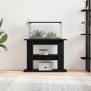 Aquarium Stand Black Oak - Durable & Stylish Support