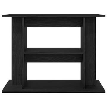 Aquarium Stand Black Oak - Durable & Stylish Support