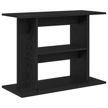 Aquarium Stand Black Oak - Durable & Stylish Support