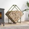  Firewood Rack Olive Green 80x25x80 cm Cold-rolled steel Size 80 x 25 x 80 cm Colour olive green 