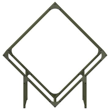 Firewood Rack Olive Green - Sturdy Cold-Rolled Steel Storage